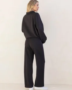 Alanna Comfort Maternity Sweatpants in Black