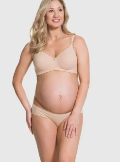 Cake Maternity Croissant Bikini Brief in Nude or Black