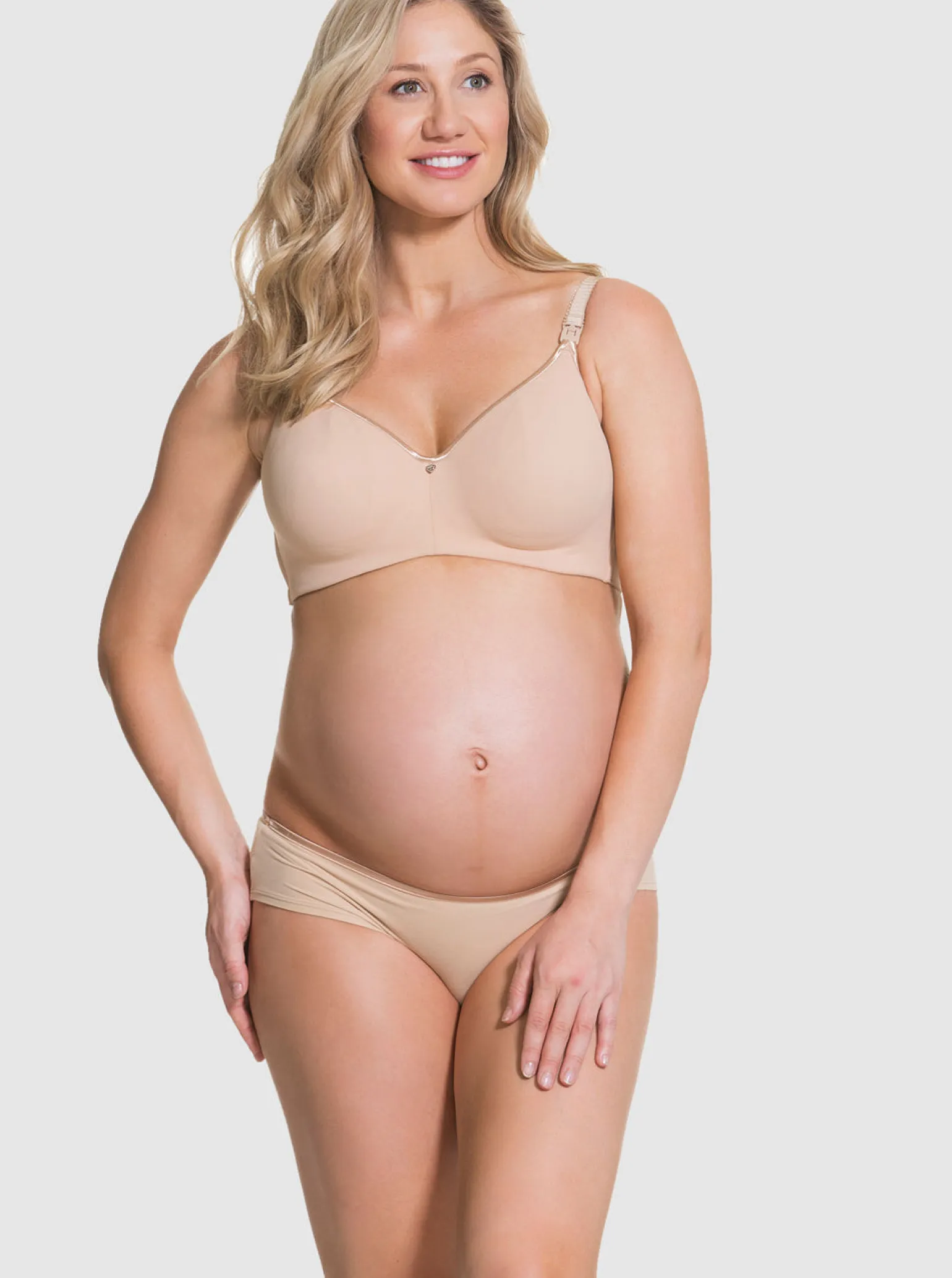 Cake Maternity Croissant Bikini Brief in Nude or Black