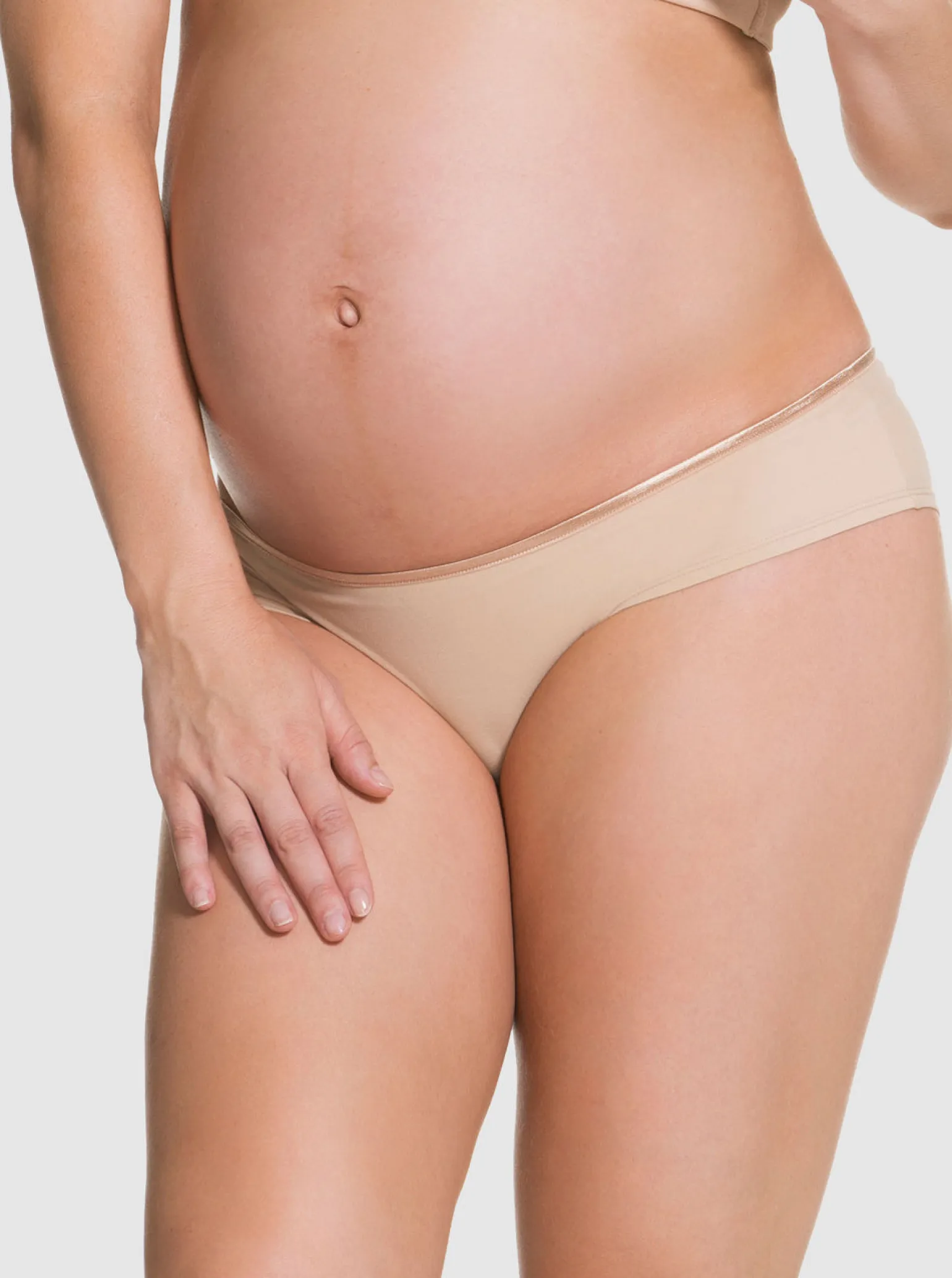 Cake Maternity Croissant Bikini Brief in Nude or Black