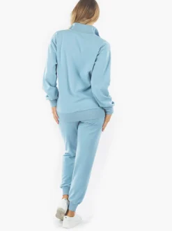 Calla Maternity Sweatpants in Light Blue