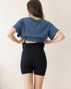 Deluxe Maternity Bamboo Bike Shorts