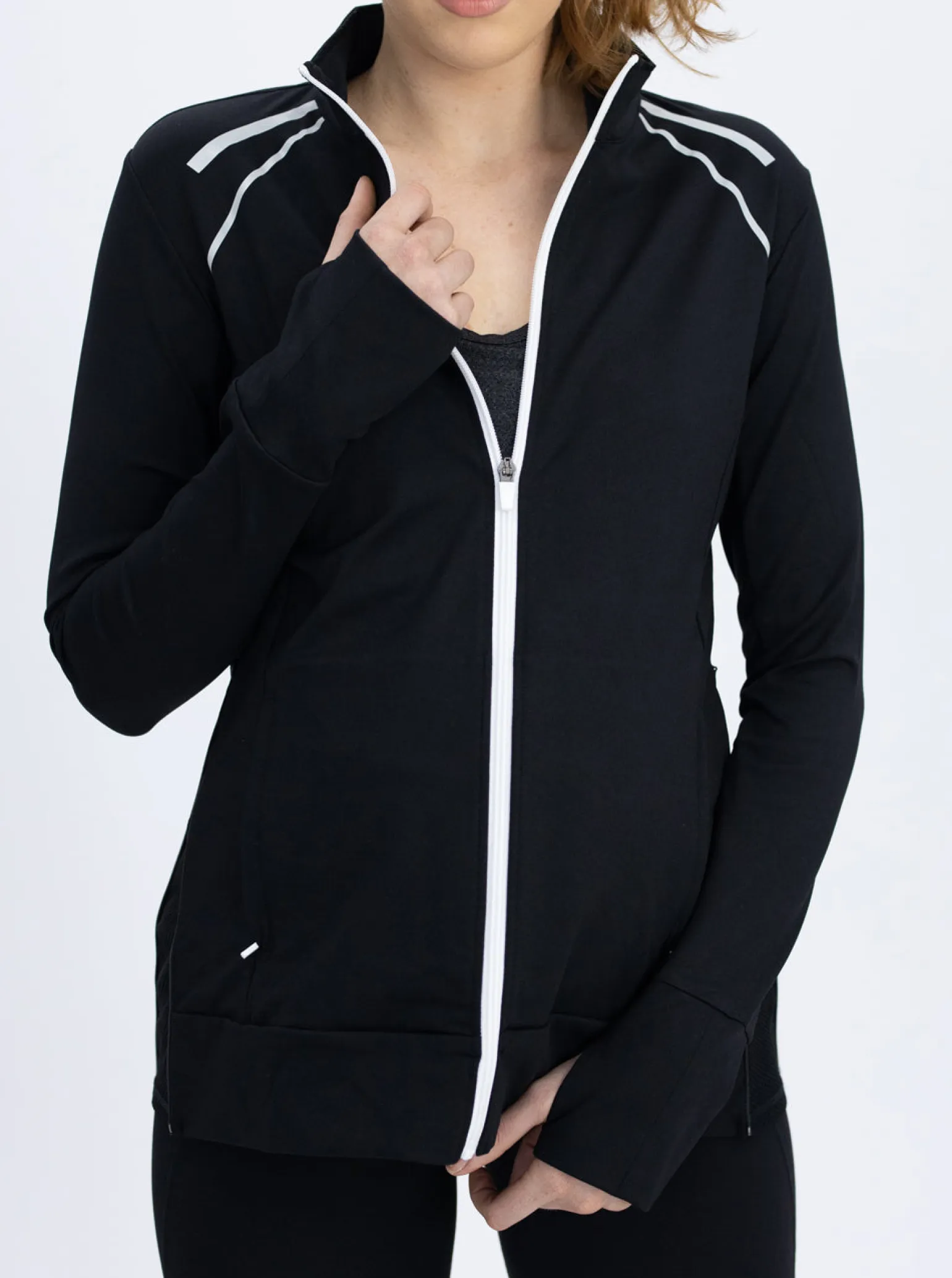 Maternity & Nursing Active Black Workout Jacket