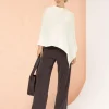 Maternity Nursing Poncho In Winter White