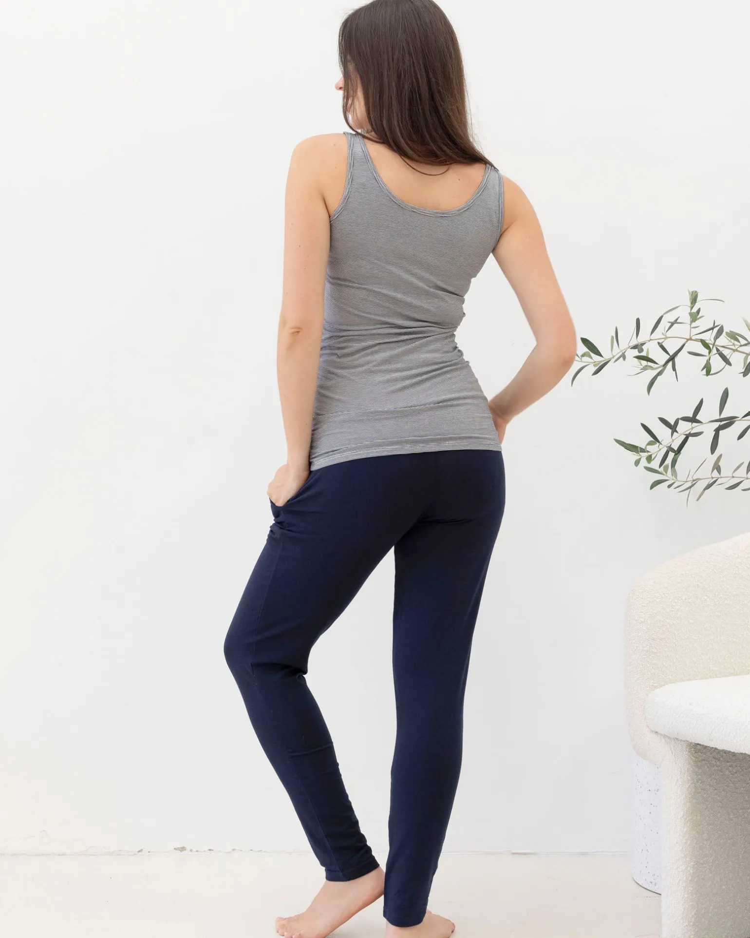 Maternity Ultra Soft Lounge Pants in Navy