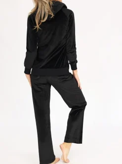 Maternity Velour Set - Black