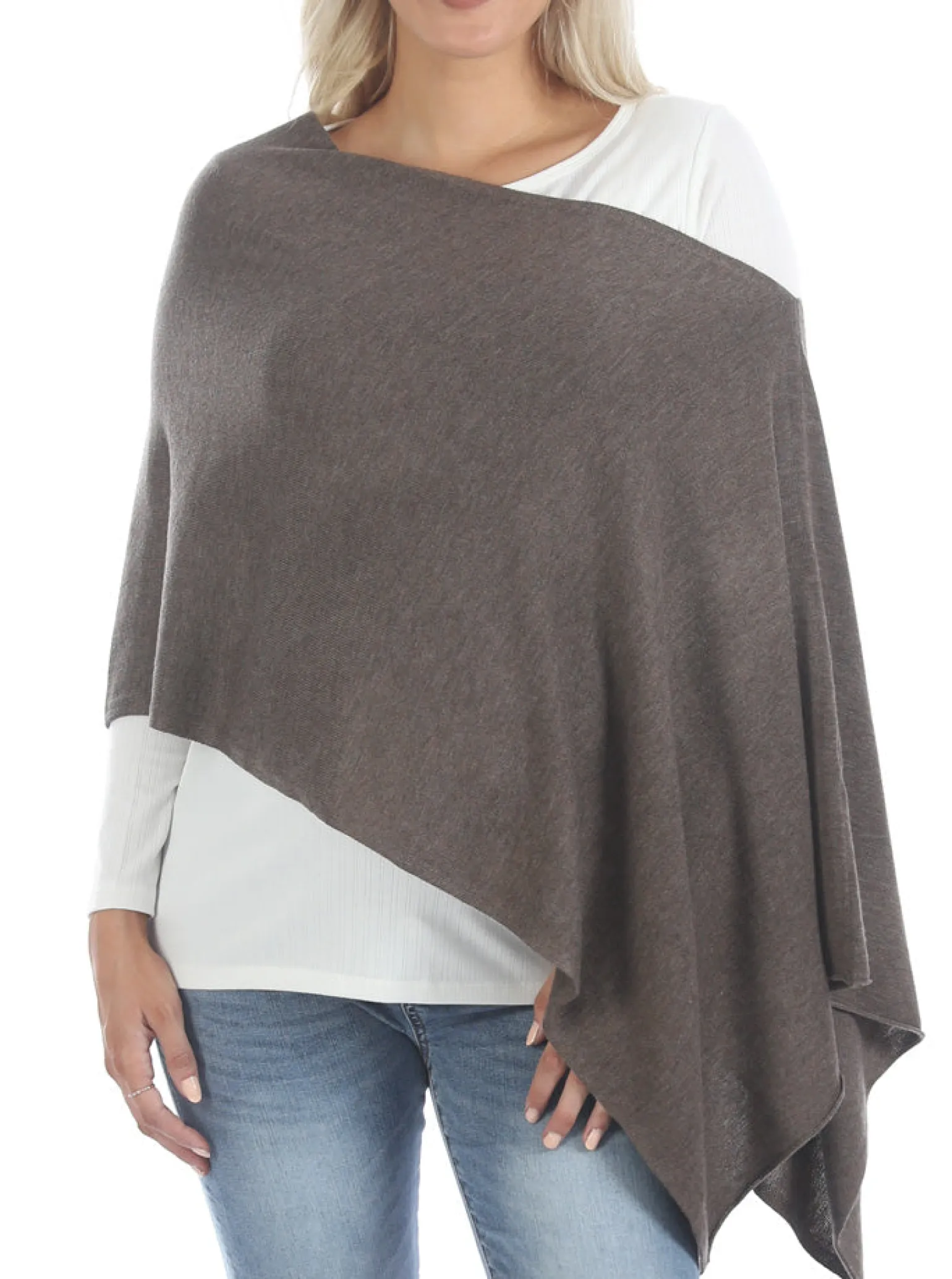 Moozie Mama Luxury Poncho/Scarf Maternity & Nursing Cover in Mocha