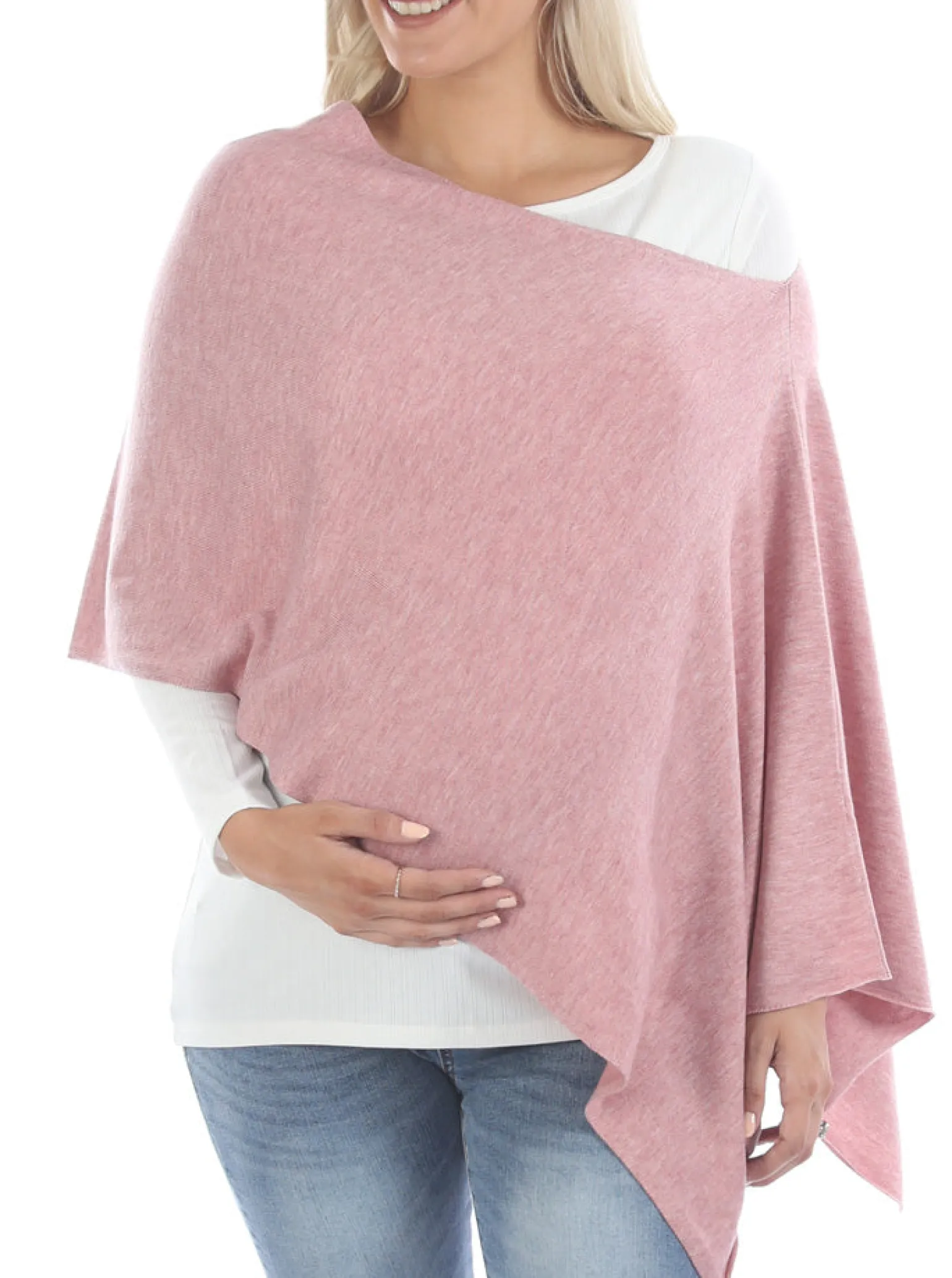 Moozie Mama Luxury Wrap Maternity & Nursing Cover in Pink