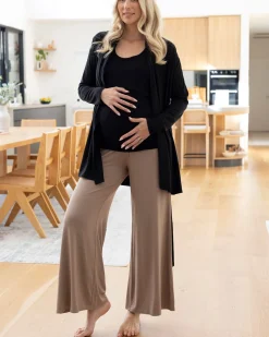 4-Piece Essential Maternity Travel Set in Black/Brown