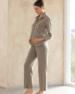 2-Piece Sophia Maternity Loungewear set - Sage Green