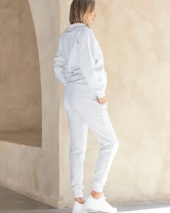 Ultimate Comfort Maternity Sweatpants in Snow Marle