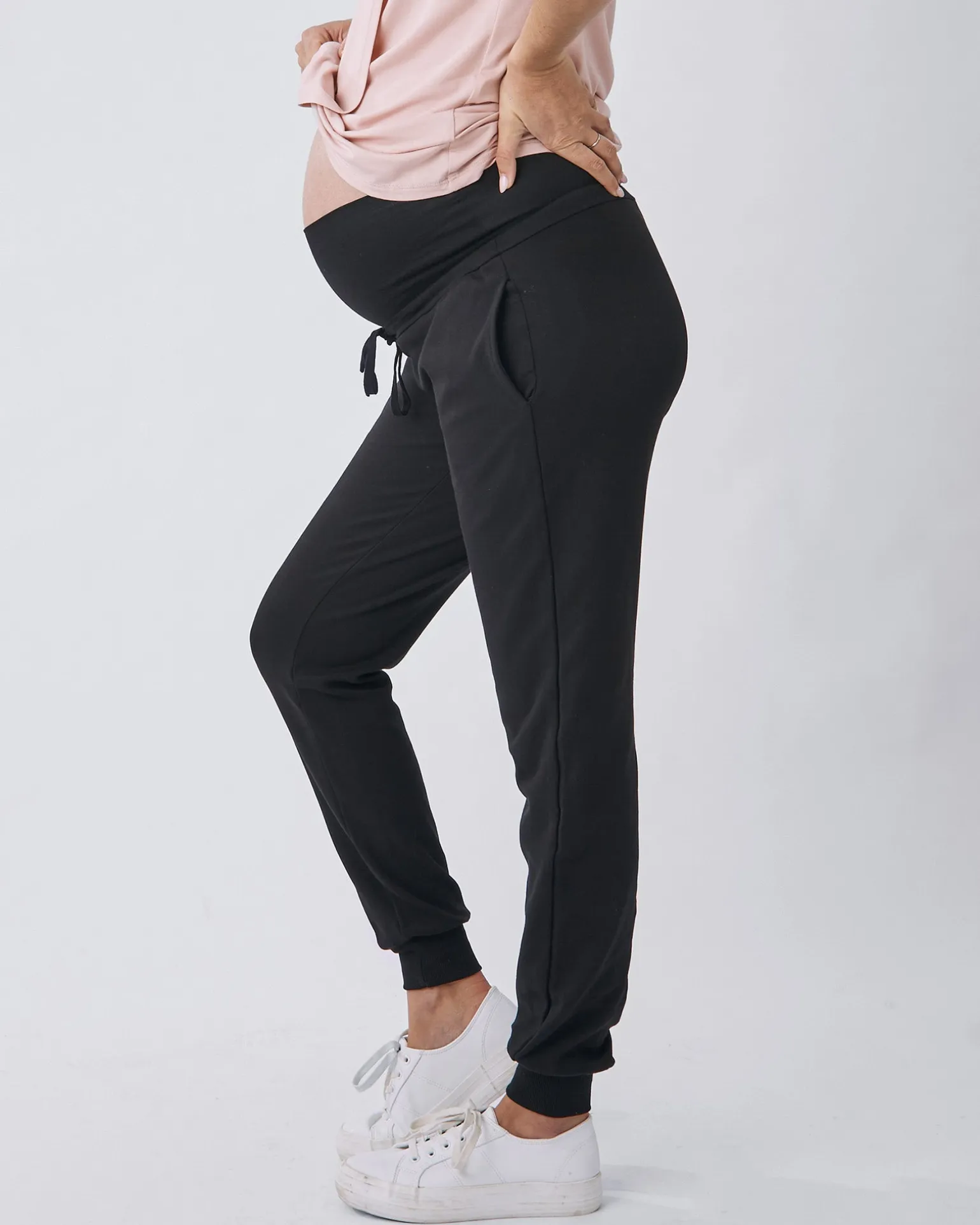 Ultimate Comfort Maternity Sweatpants in Black